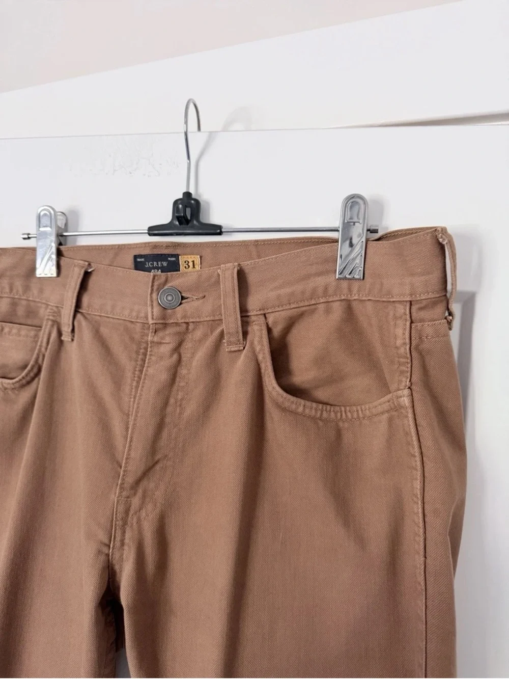 J.Crew Mens 484 5 Pocket Khaki Straight Cotton Twill Chino Pant, 31x30, GUC